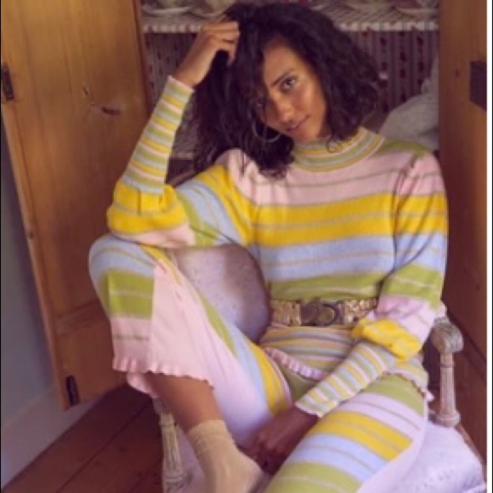 Love Shack Fancy Crosby Mockneck Pullover